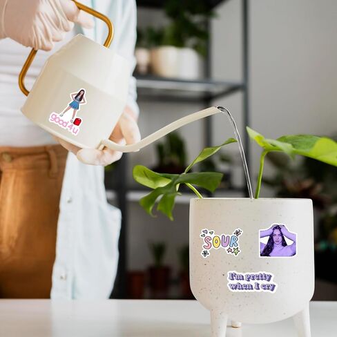 Singer Music Stickers 100pcs, Guts Olivia Great Rodrigo Sticker Pack, Waterproof Vinyl Stickers for Water Bottle, Laptop, Skateboard, Guitar, Phone (F) in Kuwait