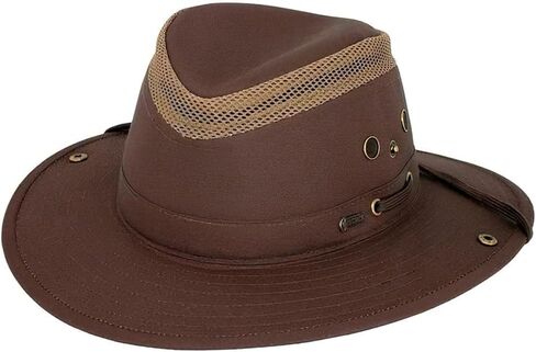 Outback Trading Men's 14728 Mariner Breathable Moisture Wicking UPF 50 Poly-Cotton Outdoor Hat with 4" Mesh Crown in Saudi Arabia