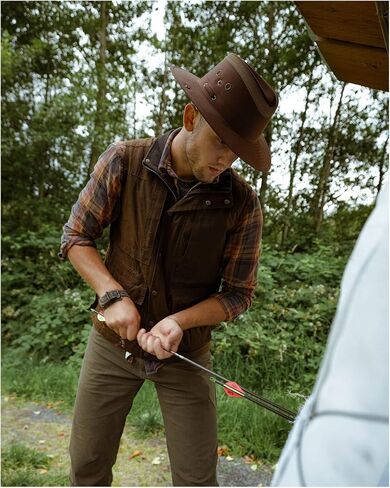 Outback Trading Men's 14728 Mariner Breathable Moisture Wicking UPF 50 Poly-Cotton Outdoor Hat with 4" Mesh Crown in Saudi Arabia