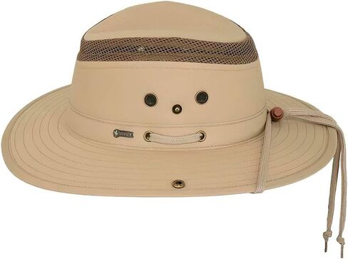 Outback Trading Men's 14728 Mariner Breathable Moisture Wicking UPF 50 Poly-Cotton Outdoor Hat with 4" Mesh Crown in Saudi Arabia