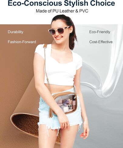 محافظ شفافة من PACKISM للنساء في الاستاد وحقيبة حبال شفافة للحفلات الموسيقية والمهرجانات الرياضية والأحداث ويوم الألعاب، مجموعة تخفيضات in Kuwait