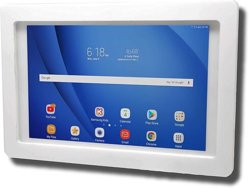 Security Anti-Theft Acrylic VESA Enclosure for Samsung Galaxy TAB A9+ 11 A11+ Tablet with Wall Mount Kit (Black) in Kuwait