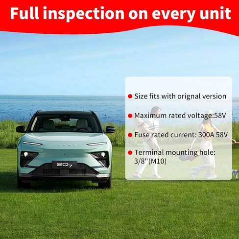 MEROM 300A 58V كتلة الصمامات محطة البطارية جبل مجموعة كتلة الصمامات مع 5/16 "-18 (8 مم) مسمار المحطة، MRBF لمركبات الطاقة الجديدة RVs السفن السياحية الرافعات بطاريات الشحن أكوام in Kuwait