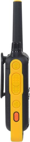 Motorola Talkabout T475 Two Way Radio 4-Pack Walkie Talkies Black/Yellow 22 Channels PTT Earpieces Carrying Case in Saudi Arabia