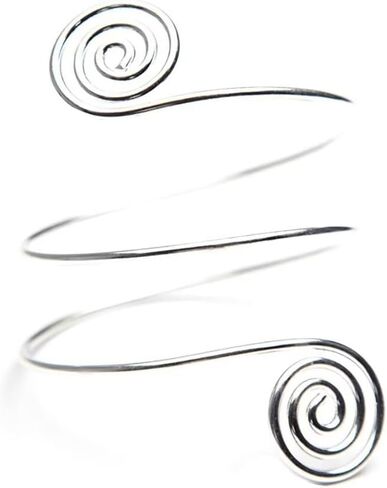 Gold Plated Upper Arm Bracelet Cuff Bangle Flower Sun Moon Butterfly Swirl Upper Arm Armlet Simple Bracelets Adjustable Armband Jewelry for Women Girls in Kuwait