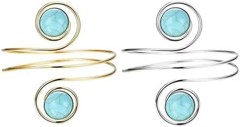 Gold Plated Upper Arm Bracelet Cuff Bangle Flower Sun Moon Butterfly Swirl Upper Arm Armlet Simple Bracelets Adjustable Armband Jewelry for Women Girls in Kuwait