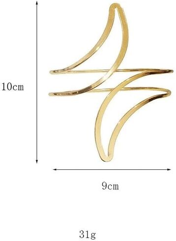 Gold Plated Upper Arm Bracelet Cuff Bangle Flower Sun Moon Butterfly Swirl Upper Arm Armlet Simple Bracelets Adjustable Armband Jewelry for Women Girls in Kuwait