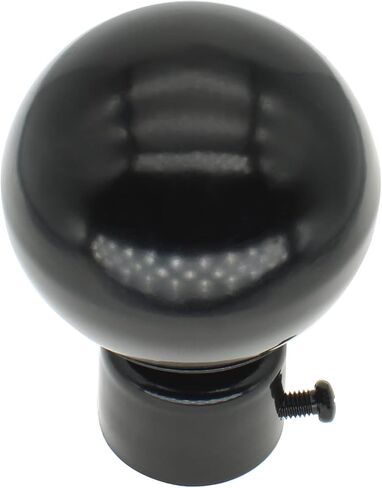 Window Curtain Rod Cap Finials 4 Pcs Metal Window Curtain Rod End Plug with fixing screw for 1.1inch Diameter Roman Curtain Rods [FDXGYH] in Saudi Arabia