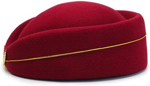 قطعتان من قبعات مضيفات الطيران، وقبعات الحفلات، وقبعات العمل، وإكسسوارات الملابس (مقاس واحد، أزرق داكن) in Kuwait