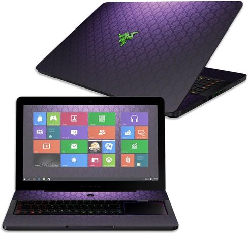 MightySkins Skin Compatible with Razer Blade Pro 17" - Antique Purple | Protective, Durable, and Unique Vinyl Decal wrap Cover | Easy to Apply, Remove, and Change Styles | Made in The USA in Saudi Arabia