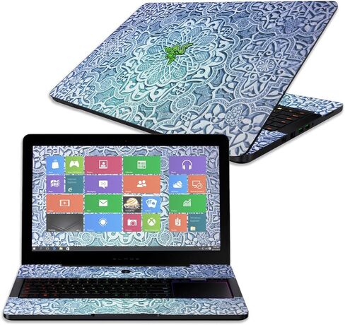MightySkins Skin Compatible with Razer Blade Pro 17" - Antique Purple | Protective, Durable, and Unique Vinyl Decal wrap Cover | Easy to Apply, Remove, and Change Styles | Made in The USA in Saudi Arabia
