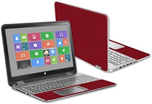 غلاف MightySkins متوافق مع HP Envy x360 مقاس 15.6 بوصة - وردي فاقع صلب | غطاء ملتف من الفينيل واقٍ ومتين وفريد ​​من نوعه | سهل التطبيق والإزالة وتغيير الأنماط | صنع في الولايات المتحدة الأمريكية in Kuwait