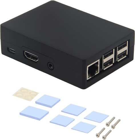 حافظة معدنية من سبائك الألومنيوم غلاف تبريد سلبي للوحة الكمبيوتر Libre AMl-S905X-CC/ALL-H3-CC/ROC-RK3328-CC/Raspberry Pi 3B /3B+ in Kuwait