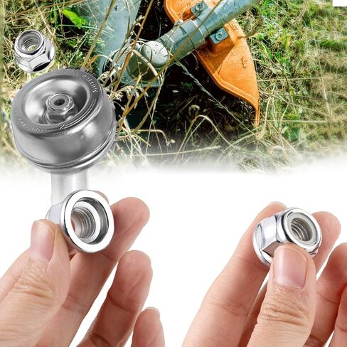 5 قطعة صامولة طوق M12x1.5 مم خيط لـ STIHL FS400 FS450 FS480 FS160، يستبدل رقم الجزء 4119 642 7600، صامولة شريط الشفرة ستريمر in Kuwait