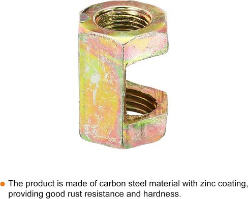 PATIKIL 1/8IP to 1/2-18 Hex Coupling Nut, 6 Pack Female Thread Connector 25mm Hexagonal Sleeve Nut Rod Bar Stud Tube Joint Adapter Hardware for Lamp Repair in Saudi Arabia