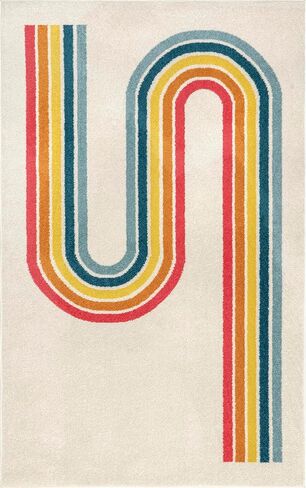 nuLOOM Rainbow Swirl Kids Area Rug, 8x10, Multi in Saudi Arabia