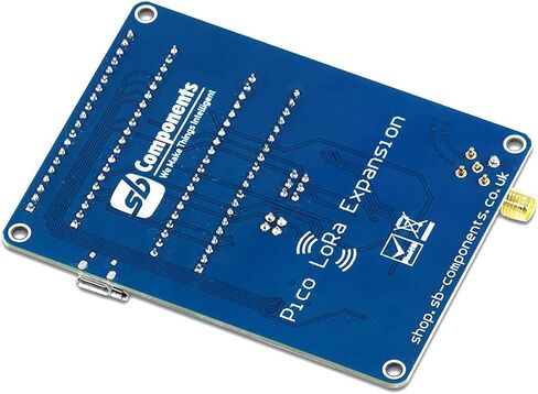 sb components LoRa Expansion Board for Raspberry Pi Pico, Smart Data Transmission LoRa HAT Module, Transmission up to 5 KM Through Serial Port (868MHz LoRa Expansion with Pico Board) in Kuwait