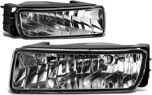 DNA MOTORING FL-NS040-CH Front Bumper Fog Light Driver & Passenger Side Enhance visibility [Compatible with 03-06 Ford Expedition] in Saudi Arabia