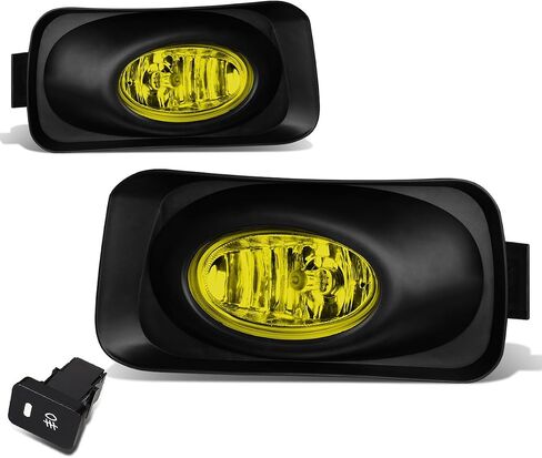 DNA MOTORING FL-ZTL-182-AM Front Bumper Fog Light Driver & Passenger Side Enhance visibility [Compatible with 04-05 Acura TSX] in Saudi Arabia
