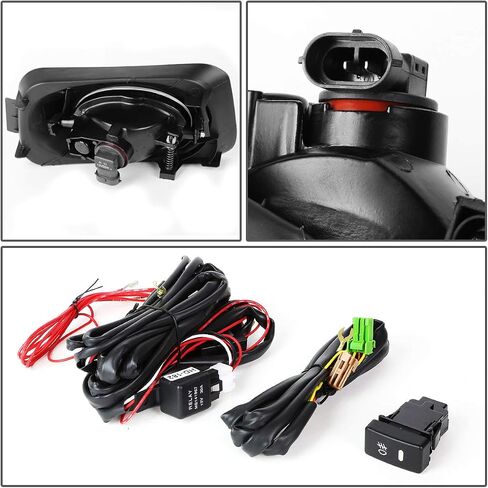 DNA MOTORING FL-ZTL-182-AM Front Bumper Fog Light Driver & Passenger Side Enhance visibility [Compatible with 04-05 Acura TSX] in Saudi Arabia