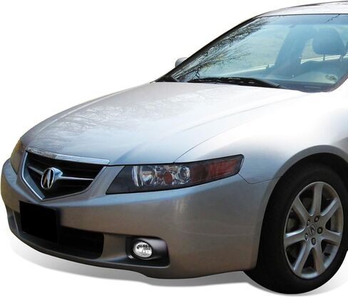 DNA MOTORING FL-ZTL-182-AM المصد الأمامي ضوء الضباب للسائق وجانب الراكب يعزز الرؤية [متوافق مع 04-05 Acura TSX] in Kuwait