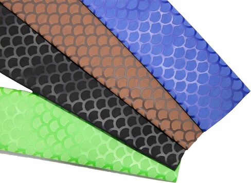 SHINRATECH MakoGrip Fish Scale Pattern DIY Heat Shrink Sleeve Wrap - Width: 35mm, Length: 1 Meter - Fishing Rod Handle Cork Non Slip Waterproof Insulation Durable Repair in Saudi Arabia