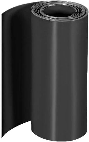 أنبوب الانكماش الحراري PVC من Uxcell مقاس 95 مم، غلاف عرض مسطح لطبقة مزدوجة 18650، 1 متر شفاف in Kuwait