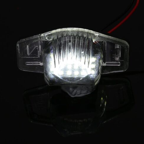 X AUTOHAUX 2pcs LED License Plate Light Car Number Lamp Replacement White Light for Honda Odyssey CR-V Civic Insight in Saudi Arabia