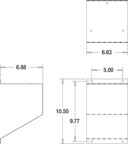Buyers Products 8891003 Stainless Steel Beacon Mount Bracket in Saudi Arabia