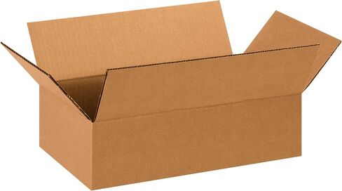 AVIDITI 14 x 8 x 4 Corrugated Cardboard Boxes, Flat 14"L x 8"W x 4"H, Pack of 100 | Shipping, Packaging, Moving, Storage Box for Home or Business, Strong Wholesale Bulk Boxes in Saudi Arabia