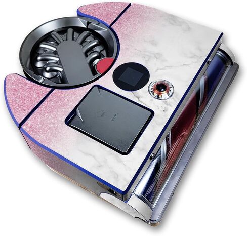 جلد لامع لامع متوافق مع Dyson 360 Vis Nav - إسفنج البحر الصلب - غطاء لاصق واقٍ من الفينيل الفاخر 3M - سهل الاستخدام | صُنع في الولايات المتحدة الأمريكية بواسطة MightySkins in Kuwait