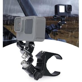 UTV C-Clamps Mounting Bracket Fits 1.75" - 2 Inch Roll Bar Cages Mount, Heavy-Duty Aluminum Outdoor Camera Holder Brackets for Off-Road SXS RZR Can-Am Rollcage - 1 PC