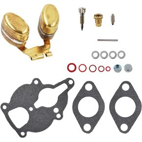 Carburetor Rebuild Repair Kit w/Float Replacement for Zenith Wisconsin Engine VH4D VHD TJD THD AHH Replacement for LQ39