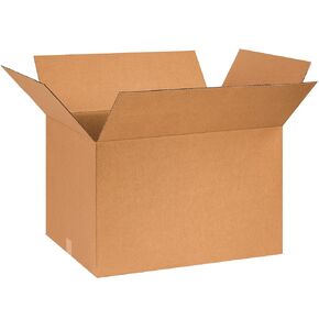 BOX USA BMD261816 Multi-Depth Corrugated Boxes, 26"L x 18"W x 16"H, Kraft (Pack of 10)