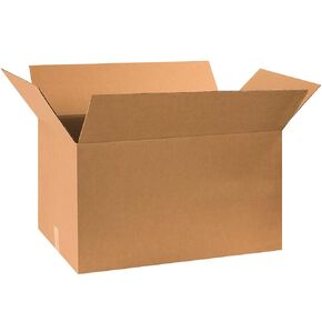 BOX USA 5 Pack of Double Wall Corrugated Cardboard Boxes, 30" L x 17" W x 17" H, Kraft, Shipping, Packing and Moving