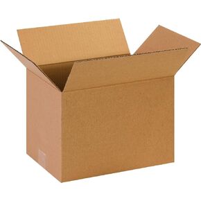 PARTNERS BRAND 13 x 9 x 9 Corrugated Cardboard Boxes, Medium 13"L x 9"W x 9"H, Pack of 25 | Shipping, Packaging, Moving, Storage Box for Home or Business, Strong Wholesale Bulk Boxes