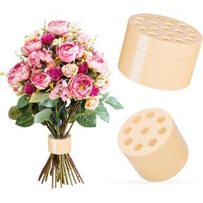 حامل جذع ايكيبانا حلزوني من KM، حامل جذع حلزوني للزهور، حامل جذع حلزوني للمزهريات، حامل ترتيب الزهور اللولبية DIY، قطعتان (صغيرة شفافة + كبيرة) in Kuwait