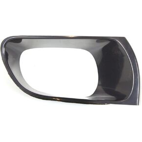 Front Right Passenger Side Bumper Insert Fog Light Bezel Trim Replacement For 2005-2007 Toyota Avalon W/O Laser Cruise Control Black Smooth TO1039122 52127AC901