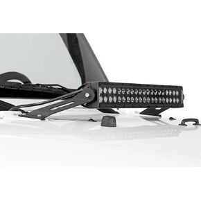 Rough Country 20" Hood LED Brackets for 2007-2018 Jeep Wrangler JK - 70533