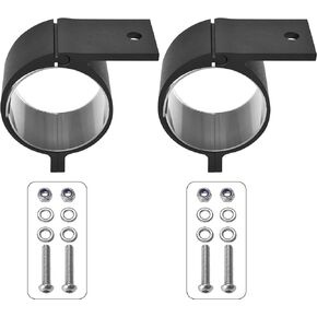 2.5 Inch Tube Clamp Mounting Bracket Bull Bar Roof Rack Roll Cage Mounts LED Square Round Work Light & Light Bar for Car Crash Bar Guard Offroad Work Lights LED Bar Driving Lights