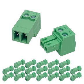 10Sets 4Pin 15EDGRK 3.81mm/0.15in Pitch PCB Mount Screw Pluggable Terminal Block Connector for 28-16AWG