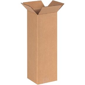AVIDITI 6x6x18 Tall Corrugated Boxes, Tall, 6L x 6W x 18H, Pack of 25 | Shipping, Packaging, Moving, Storage Box for Home or Business, Strong Wholesale Bulk Boxes