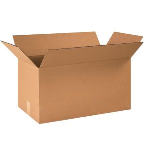 Aviditi Double Wall Corrugated Hand Hole Boxes, Heavy Duty Cardboard, 24" x 12" x 12" for Easy Packing and Moving Plus Protection, Kraft (Pack of 15) (HD241212DWHH)