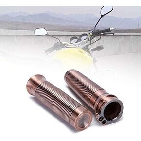 CNC Custom Hand Grips 1" 25mm Copper Handlebar Hand Grips for Harley Sportster XL 883 1200 48 Softail Dyna Touring Motorcycle