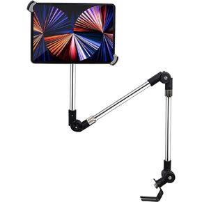 Aluminum Car or Truck Seat Rail iPad Mount Holder for 9.5"-14.5" Tablet, Heavy Duty Car Floor Tablet Holder for iPad Pro 11, 12.9/Air, Galaxy Tabs, Surface Pro/Go, Tablets, Other 13" Devices