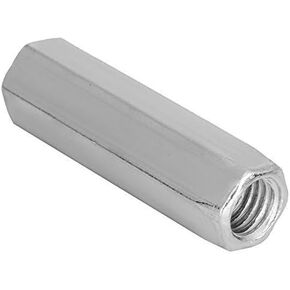 Marhynchus 5 قطع صواميل توصيل سداسية طويلة الأكمام من الفولاذ الكربوني M10 مثبتات ملولبة (M10*40 * 13 مم) أجزاء تثبيت صامولة صواميل قضيب سداسي صواميل مثبتات ملولبة قضيب صامولة طويل in Kuwait