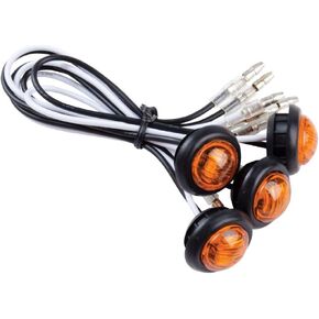 Tusk Round L.E.D. Turn Signals (4 Pack)