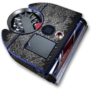 Carbon Fiber Skin Compatible with Dyson 360 Vis Nav - Vivid Fog - Premium 3M Vinyl Protective Wrap Decal Cover - Easy to Apply | Crafted in The USA by MightySkins