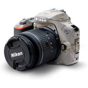 Carbon Fiber Skin Compatible with Nikon D3500 Camera - Marble Glitz - Premium 3M Vinyl Protective Wrap Decal Cover - Easy to Apply | Crafted in The USA by MightySkins