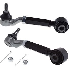 KEYOOG 2Pc Set K100121 Adjustable Rear Upper Control Arm and Ball Joint Assembly Compatible With 2005-2017 Ho-nda Odyssey (11-17 Fit Submodels: EX, EX-L, LX, Only) (OE# 52400SHJA01 MS601183)